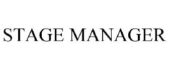 STAGE MANAGER