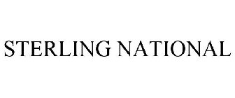 STERLING NATIONAL