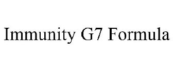 IMMUNITY G7 FORMULA