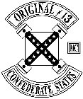 ORIGINAL 13 CONFEDERATE STATES MC