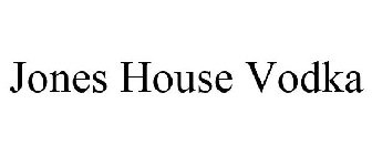 JONES HOUSE VODKA