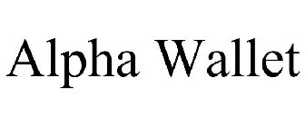 ALPHA WALLET