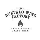 ·THE· BUFFALO WING FACTORY CRAFT WINGS.CRAFT BEER.