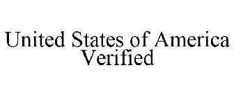 UNITED STATES OF AMERICA VERIFIED