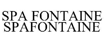 SPA FONTAINE SPAFONTAINE