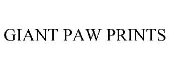 GIANT PAW PRINTS