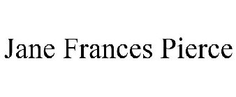 JANE FRANCES PIERCE