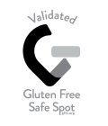 VALIDATED G GLUTEN FREE SAFE SPOT GFFS.ORG