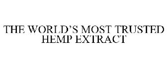 THE WORLD'S MOST TRUSTED HEMP EXTRACT