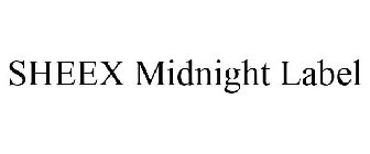 SHEEX MIDNIGHT LABEL