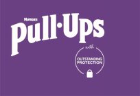 HUGGIES PULL · UPS WITH OUTSTANDING PROTECTION