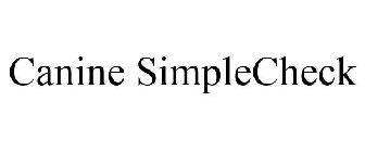 CANINE SIMPLECHECK