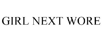 GIRL NEXT WORE