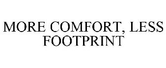 MORE COMFORT, LESS FOOTPRINT