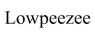 LOWPEEZEE