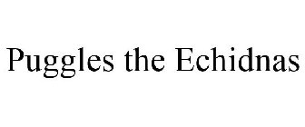 PUGGLES THE ECHIDNAS