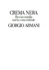 CREMA NERA REVISCENTALIS META CONCENTRATE GIORGIO ARMANI