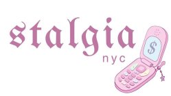 STALGIA NYC $ 1 2 3 4 5 6 7 8 9 0 * #