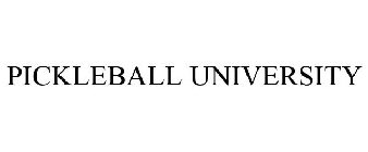 PICKLEBALL UNIVERSITY