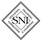 SNI SPEAKERS TRAINING CONSULTING E-LEARNING