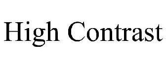 HIGH CONTRAST