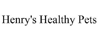 HENRY'S HEALTHY PETS