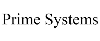 PRIME SYSTEMS