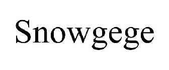 SNOWGEGE