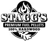 STAGG'S PREMIUM FUEL PELLETS 100% HARDWOOD