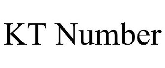 KT NUMBER