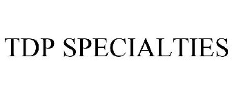 TDP SPECIALTIES