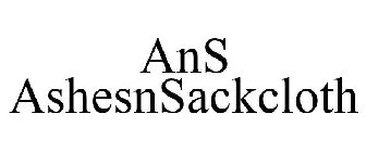 ANS ASHESNSACKCLOTH