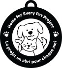 HOME FOR EVERY PET PROJECT LE PROJECT UN ABRI POUR CHAQUE AMI