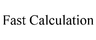 FAST CALCULATION