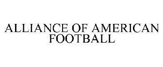 ALLIANCE OF AMERICAN FOOTBALL