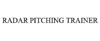 RADAR PITCHING TRAINER