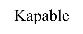 KAPABLE