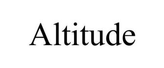 ALTITUDE