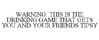 WARNING: THIS IS THE DRINKING GAME THAT GETS YOU AND YOUR FRIENDS TIPSY
