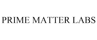 PRIME MATTER LABS