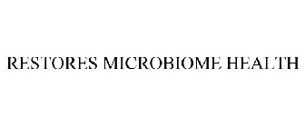 RESTORES MICROBIOME HEALTH