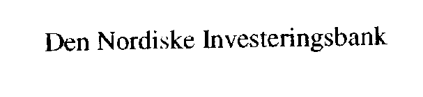 DEN NORDISKE INVESTERINGSBANK