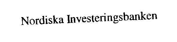 NORDISKA INVESTERINGSBANKEN