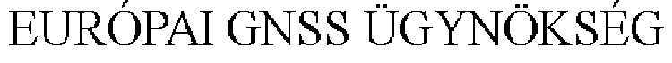 EURÓPAI GNSS ÜGYNÖKSÉG