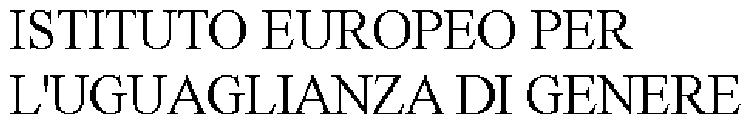 ISTITUTO EUROPEO PER L'UGUAGLIANZA DI GENERE