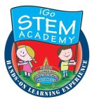 IGO STEM ACADEMY FOR YOUNG KIDS SCIENCE TECHNOLOGY ENGINEERING MATHEMATICS HANDS-ON LEARNING EXPERIENCE