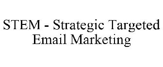 STEM - STRATEGIC TARGETED EMAIL MARKETING