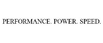 PERFORMANCE. POWER. SPEED.