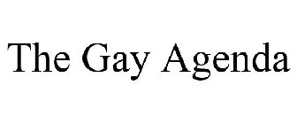 THE GAY AGENDA