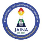 JAINA EST. 1981 FEDERATION OF JAIN ASSOCIATIONS IN NORTH AMERICA ALL LIVING BEINGS ARE INTERDEPENDENT FOR EXISTENCE